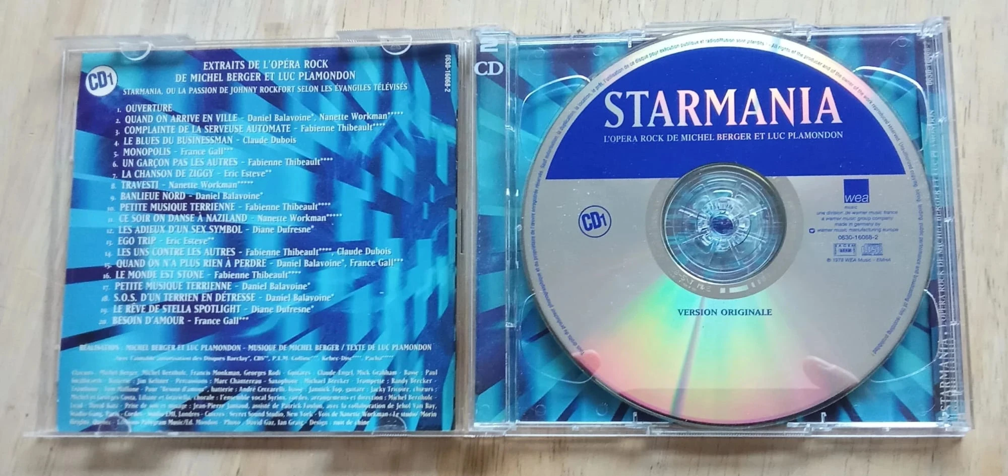 Starmania, original + karaoke, by Michel Berger and Luc Plamondon – photo 2